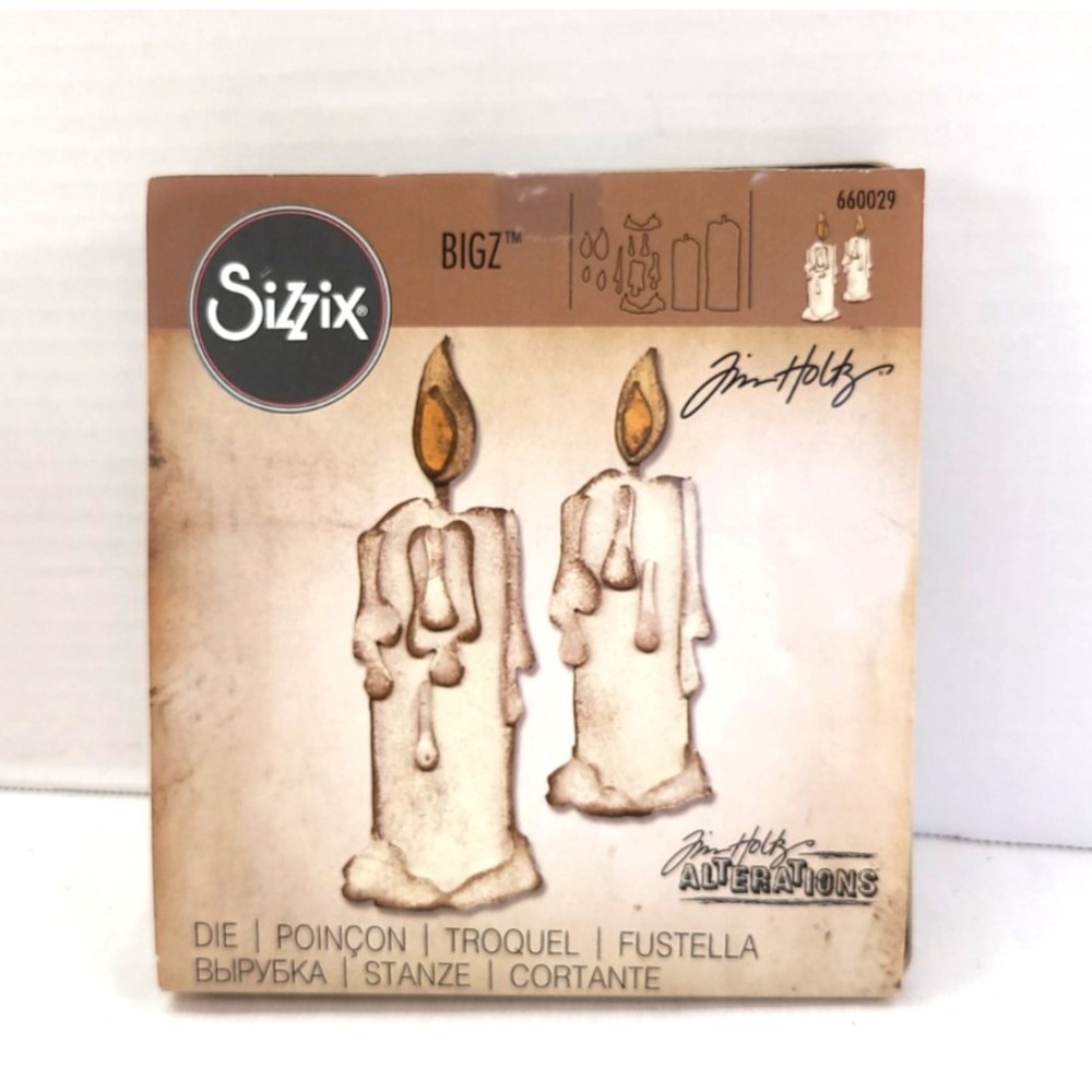 Sizzix BigZ Die Tim Holtz Alterations Candlelight 660029